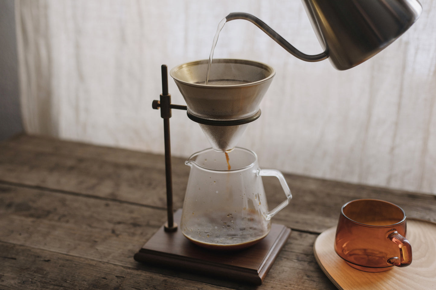 SCS-S02 Brewer Stand Set 4 Cups