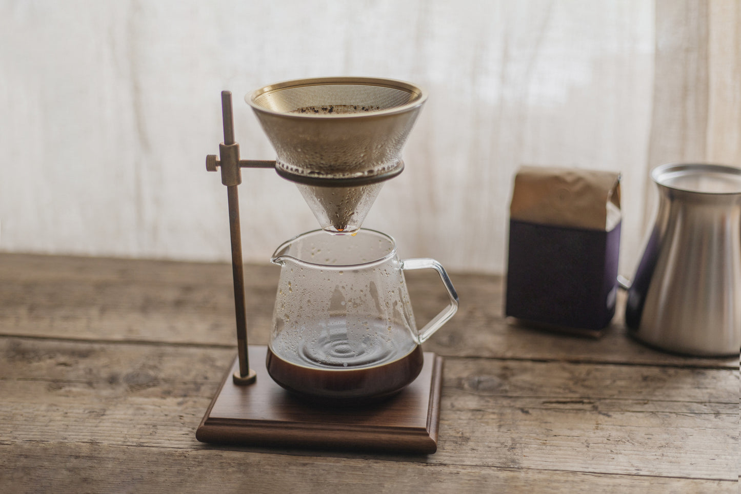 SCS-S02 Brewer Stand Set 4 Cups
