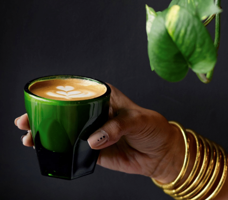 Vero Cortado Glass Emerald