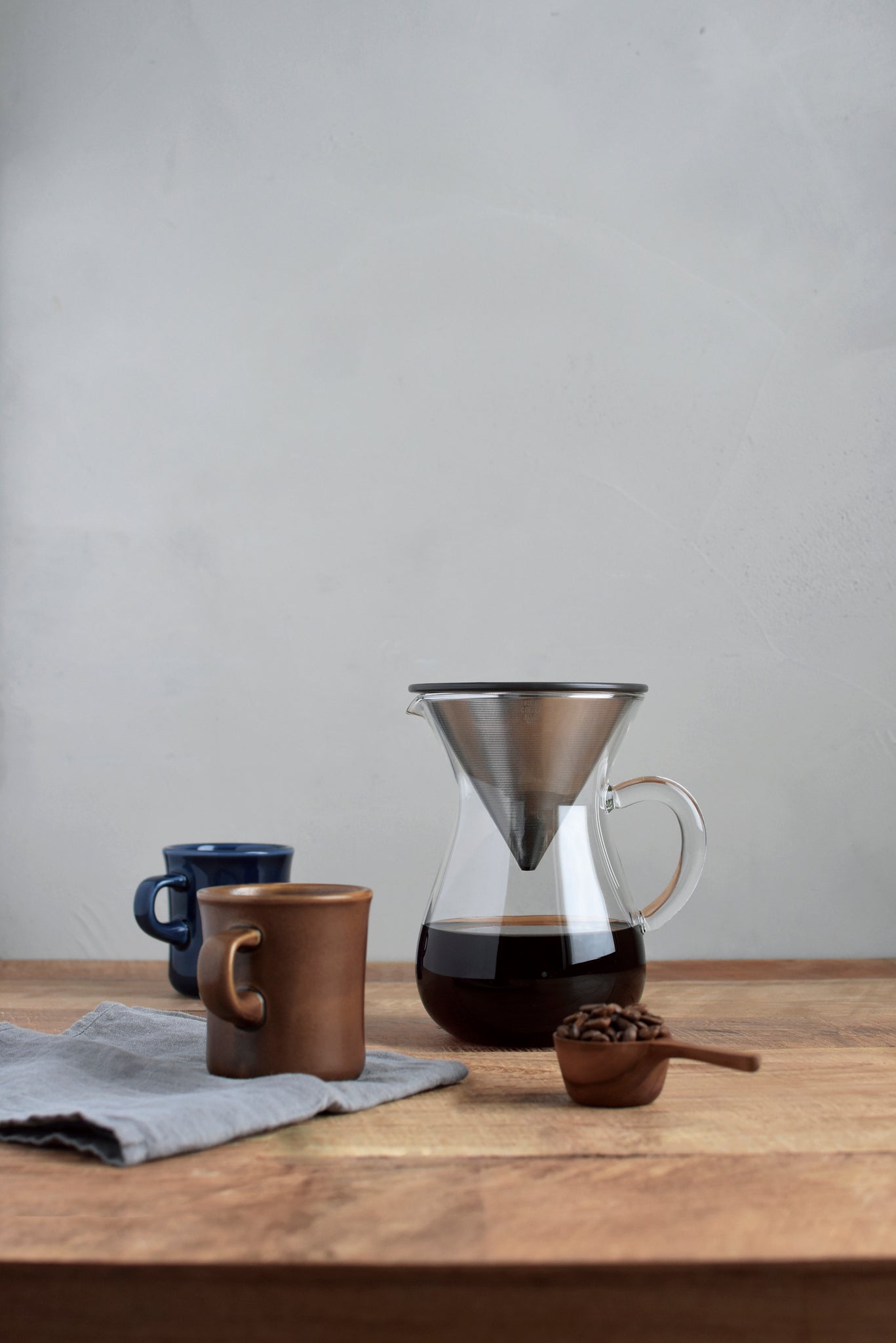 SCS coffee carafe set 2 cups
