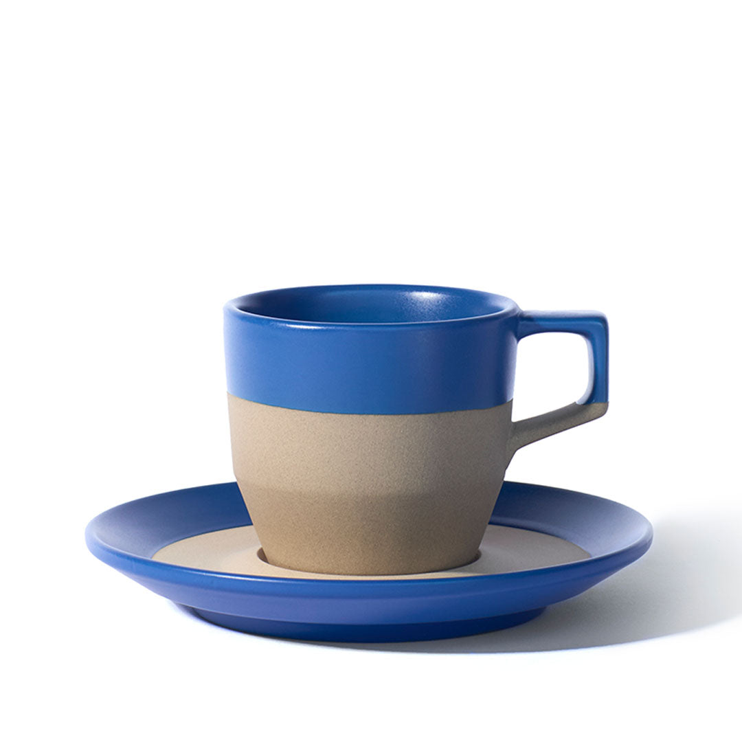 Pico Cappuccino Cup & Saucer (Azul)