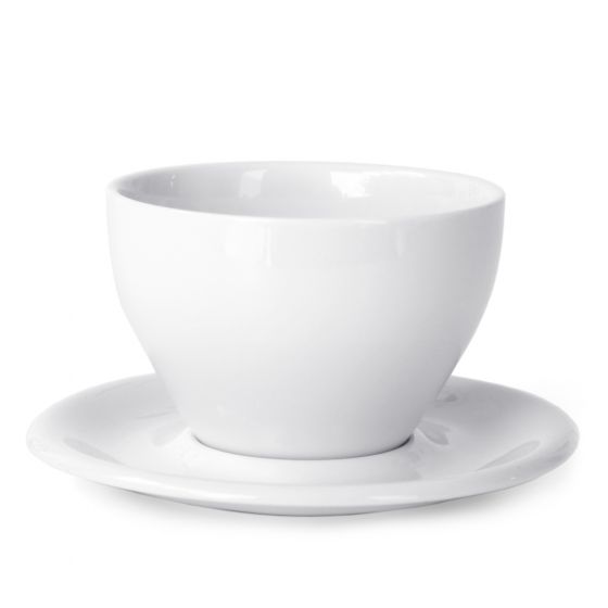 Meno Large Latte Cappuccino Cup/Saucer