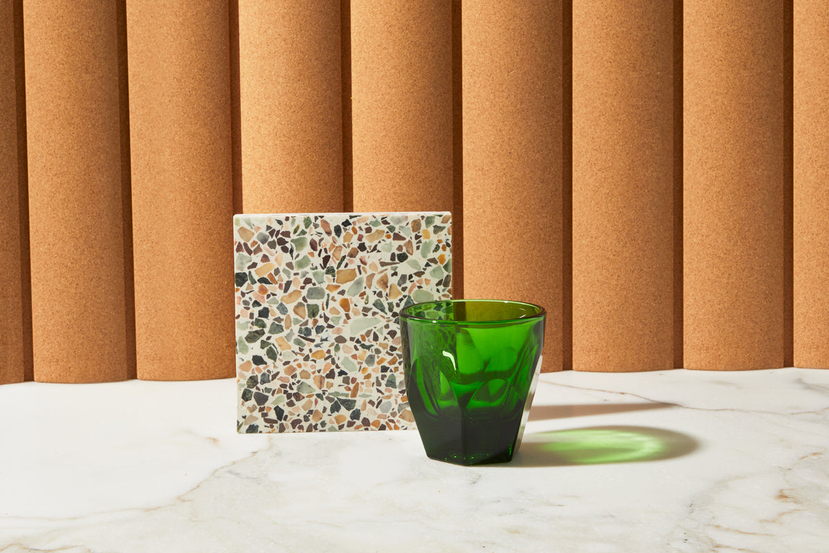 Vero Cortado Glass Emerald