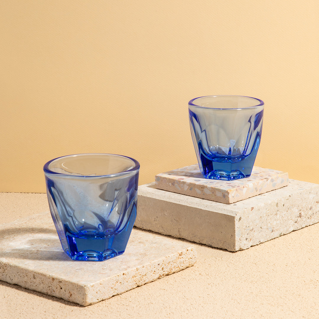 Vero Espresso Glass Ocean Blue
